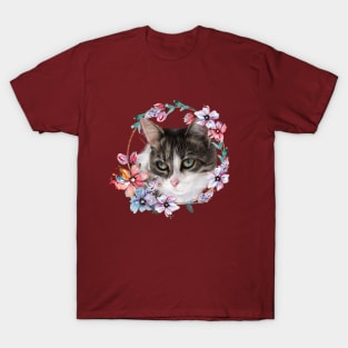 Cat Painting T-Shirt